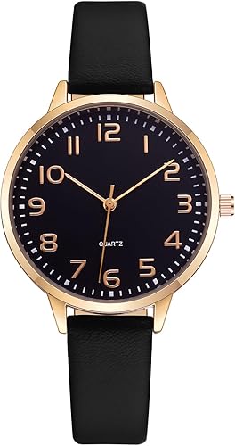 Women Watches Leather Mesh Strap Round Case Analog Fashion Ladies Wrist Watches