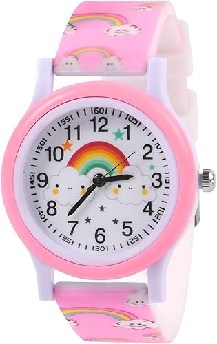 Kids Watch, 3D Cartoon Toddler Watches, Analog Quartz Watches for Girls Boys with Comfortable Silicone Band Best Toys Gifts for Girls Boys Age 3-12